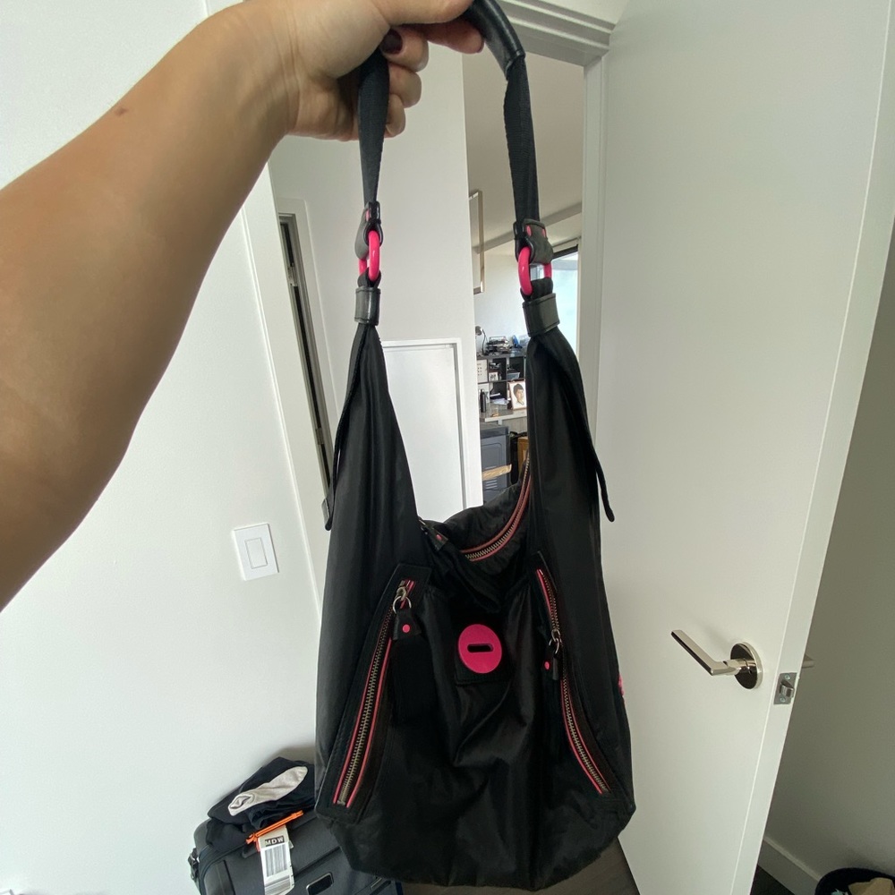 Juicy Couture cross body nylon tote